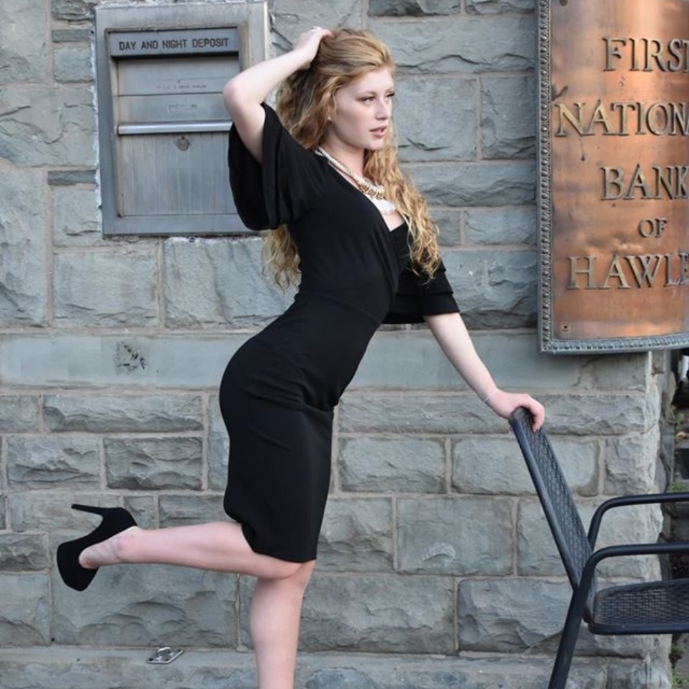 Little Black Dress Cold Shoulder - Picture 2 of 6
